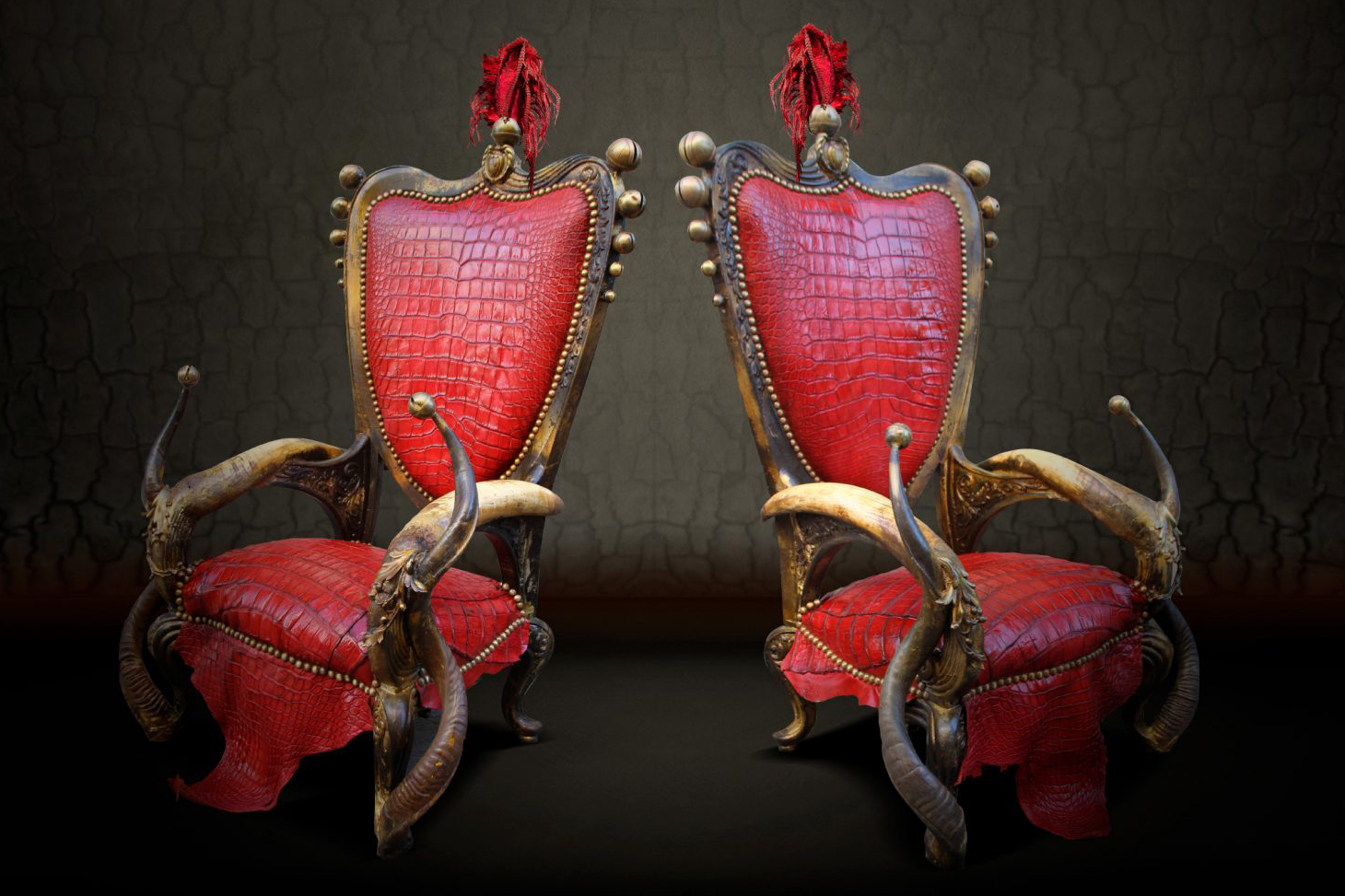 Haillard's twin red thrones