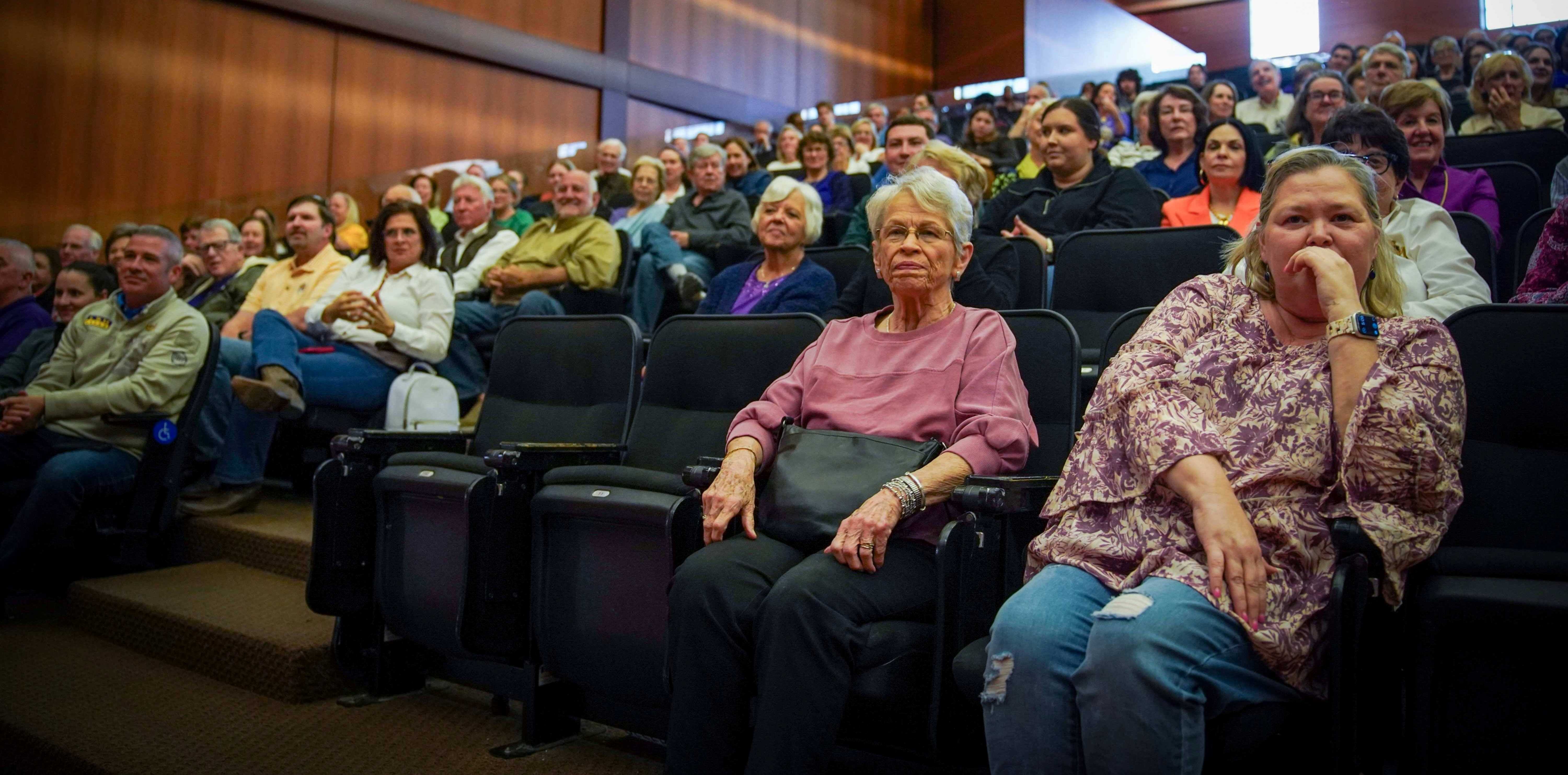 Photo of a crowd at a Reilly Center event