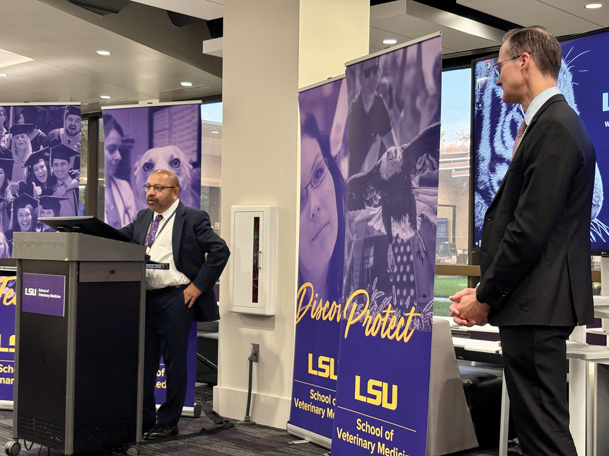 Dr. Udeni Balsuriya and Dean Oliver Garden